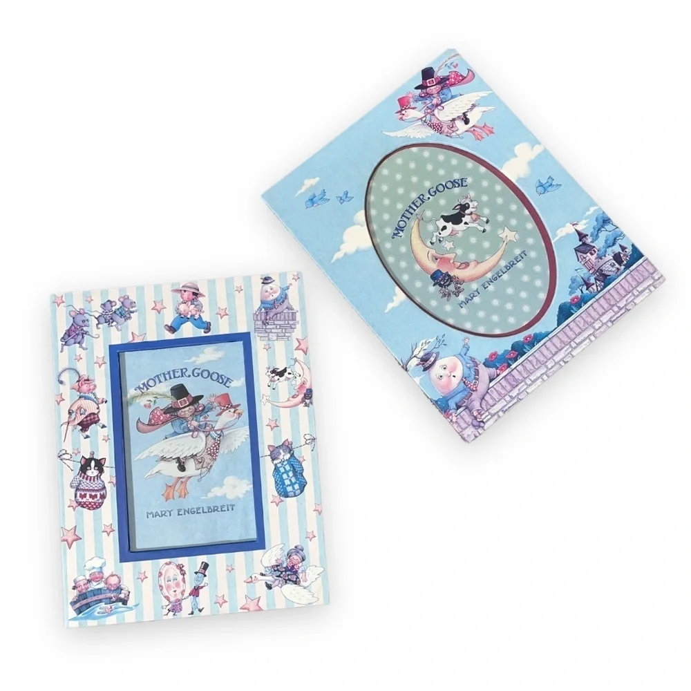 Mary Engelbreit Mother Goose‎ Picture Frame Set of 2 Nursery Rhymes NWOB